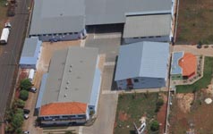 Vista aérea da fábrica Vansil