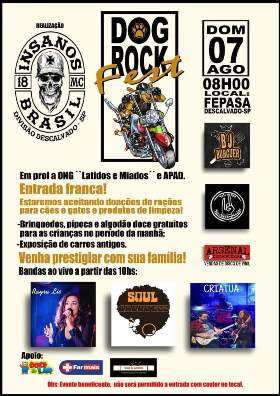 Foto: Neste domingo tem ‘Dog Rock Fest’ na Fepasa