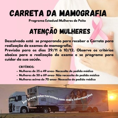 CARRETA DA MAMOGRAFIA