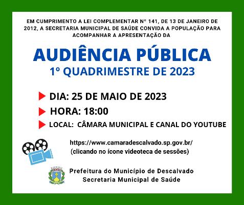 Audiência Pública - Secretaria de Saúde
