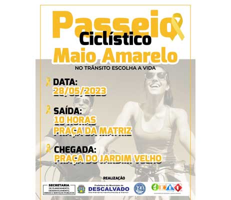 Passeio CiclÃstico - Maio Amarelo