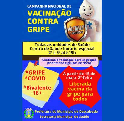 Vacinação contra Gripe e Covid (Bivalente)