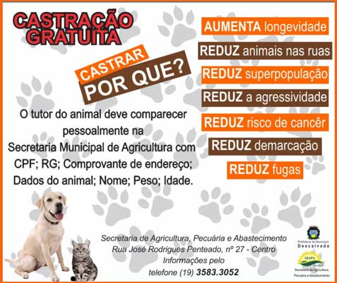 Foto: Castração Gratuita