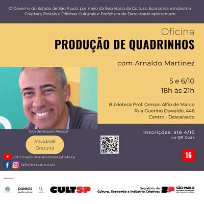 Foto: Oficina Produção de Quadrinhos