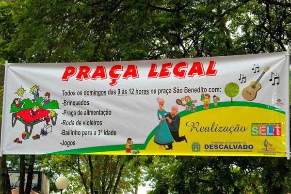 Segunda edição da Praça Legal será no próximo dia 23