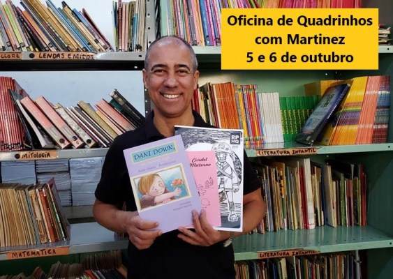 Foto: Outubro tem: Oficina de Produção de Quadrinhos na Biblioteca Municipal