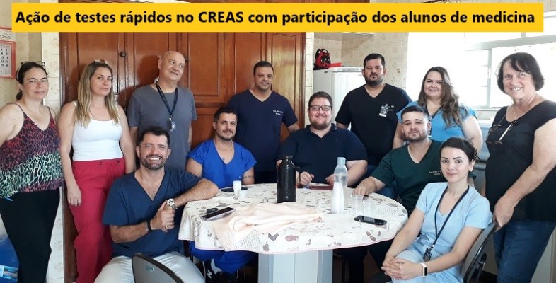 Foto: CREAS realiza testes rápidos de hepatite, HIV e sífilis para moradores de rua
