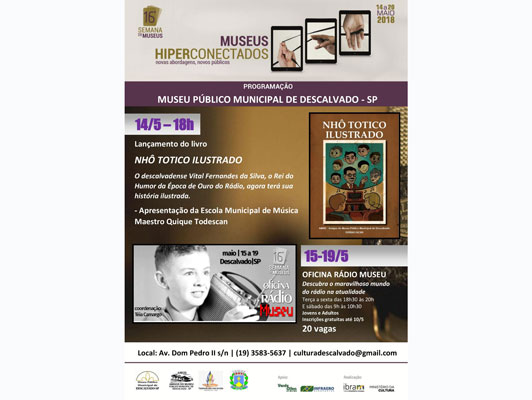 Museu Público realiza lançamento do livro ‘Nhô Totico Ilustrado” durante a 16ª Semana de Museus
