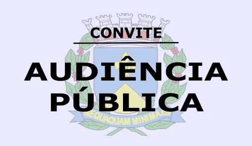 Convite à População - Audiência Pública Lei de Orçamento Anual – LOA 2019