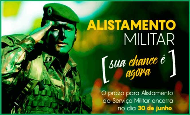 Alistamento Militar começa a partir de 11 de janeiro