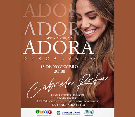 Ginásio de Esportes sediará a 10ª Edição do Adora Descalvado