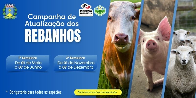 Foto: Campanha de Atualização dos Rebanhos – 1º e 2º Semestres