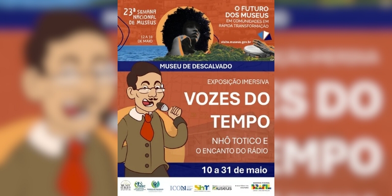 Foto: Exposição Imersiva Vozes do Tempo - Nhô Totico e o Encanto do Rádio