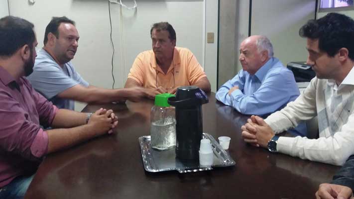Becão  recebe visita de assessor do deputado Federal Guilherme Mussi