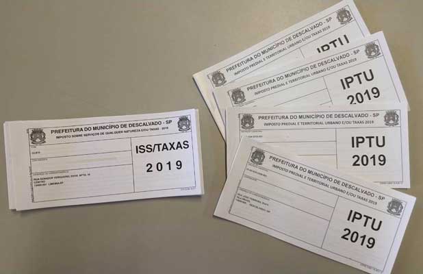 Prefeitura começa a entregar os carnês de IPTU e da alíquota fixa do ISSQN de 2019
