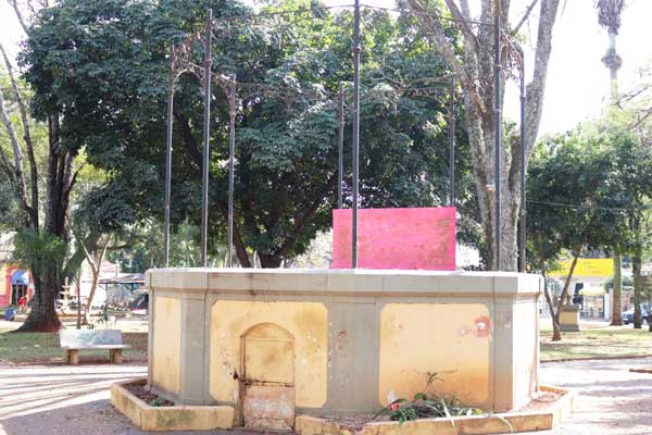 Obras de restauração do Jardim Velho estão em ritmo acelerado