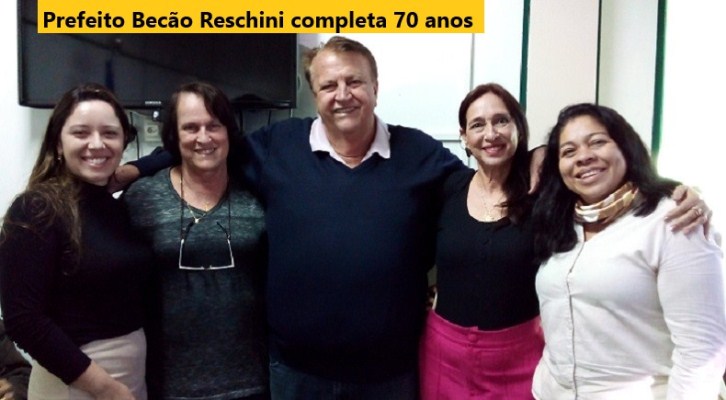 Homenagem surpresa: Prefeito Becão Reschini completa 70 anos!