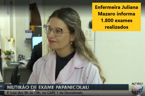 CAPS sedia a realização de Mutirão de Exame Papanicolau