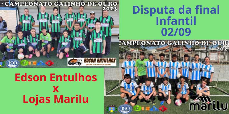 Galinho de Ouro - Categorias Infantil e Fraldinha disputam o primeiro lugar neste final de semana