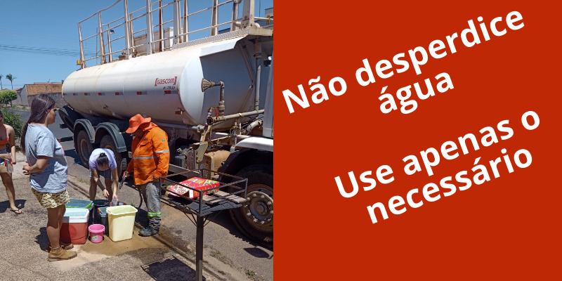 Prefeitura, SEMARH e Defesa Civil pedem apoio da população para o uso consciente de água