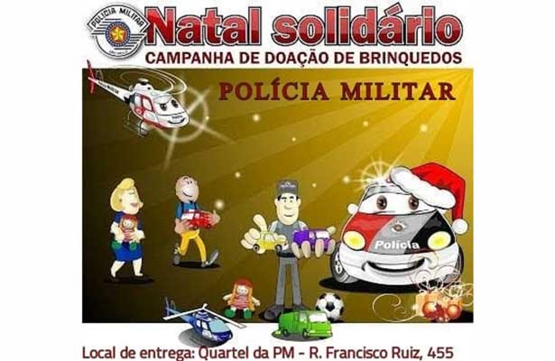Polícia Militar de Descalvado inicia a Campanha Natal Solidário 2023