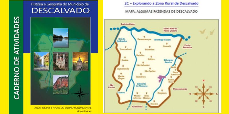 SEEC disponibiliza material didático Geografia e História do Município de Descalvado para as escolas