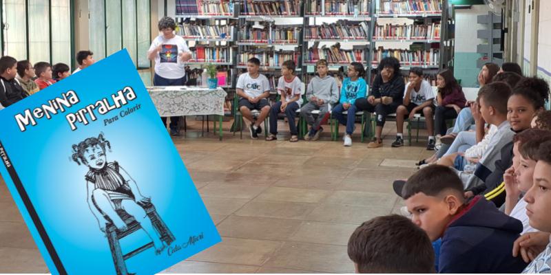 Alunos de 1º ao 5º ano receberão o “Menina Pirralha” para colorir em 2025