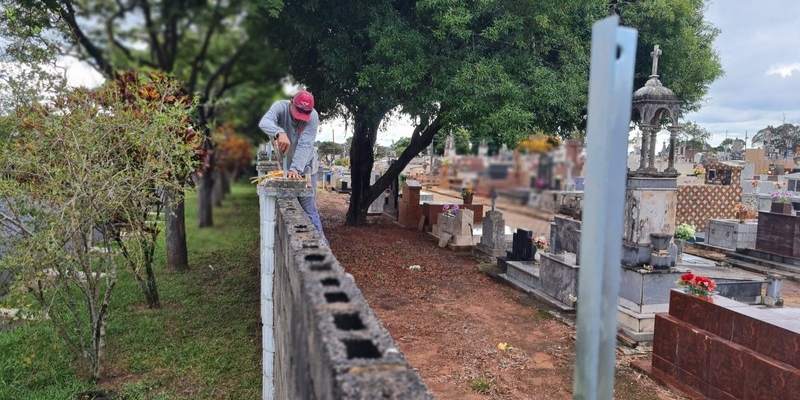 Foto: Prefeitura de Descalvado amplia segurança e promove melhorias no Cemitério Municipal