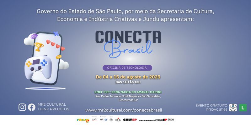 Foto: Descalvado/SP recebe oficina gratuita que ensina 
JOVENS a criarem JOGOS ELETRÔNICOS