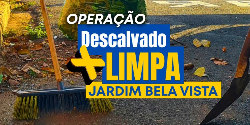 Foto: Mutirão “Descalvado + Limpa” chega à segunda edição e mobiliza o Jardim Bela Vista