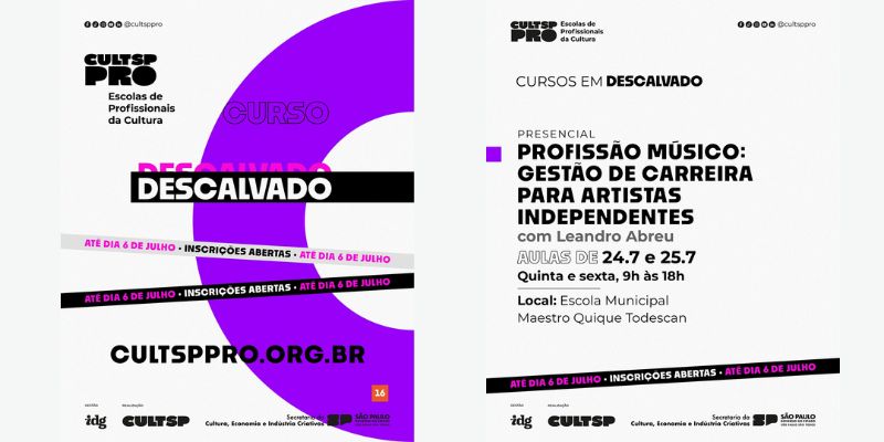 Foto: Curso “Profissão Músico: Gestão de Carreira para Artistas Independentes