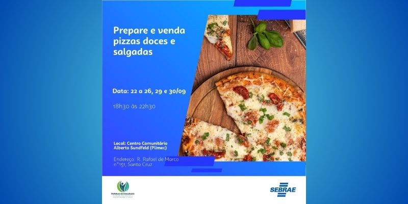 Foto: Prepare e venda Pizzas doces e salgadas - Descalvado