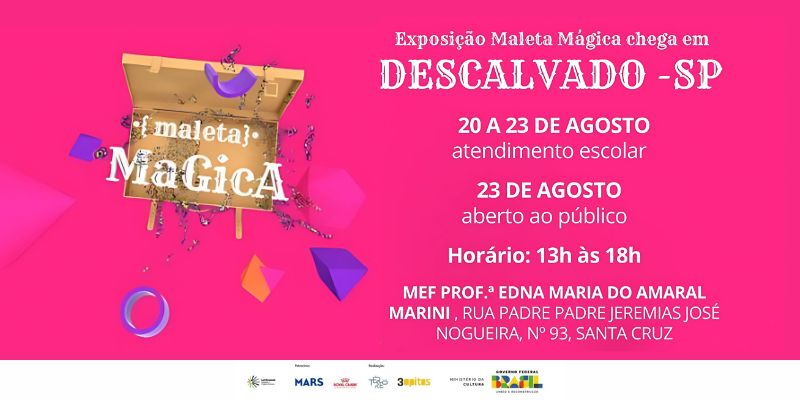 Foto: Cinema: mostra em Descalvado (SP) permite aos visitantes criarem suas próprias animações

Público da exposição gratuita “Maleta Mágica 2ª Edição” tem acesso a conhecimentos e vivências 