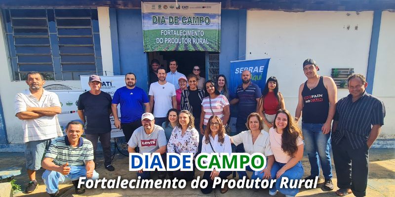 No último dia 23/08, foi realizado o Dia de Campo Fortalecimento da Cadeia Produtiva de Fruticultura.