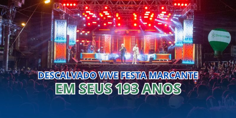 Foto: Descalvado comemora 193 anos com festa histórica, 
shows consagrados e público recorde.