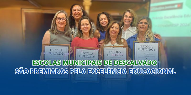 Foto: Escolas municipais de Descalvado recebem Prêmio Excelência Educacional em cerimônia em São Carlos