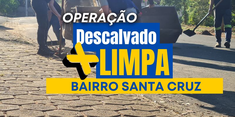 Foto: Descalvado + Limpa chega ao Santa Cruz 
