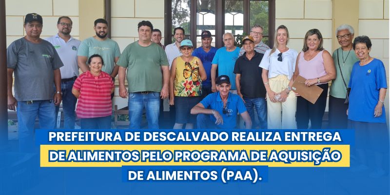 Foto: Prefeitura de Descalvado realiza entrega de alimentos pelo Programa de Aquisição de Alimentos (PAA)
