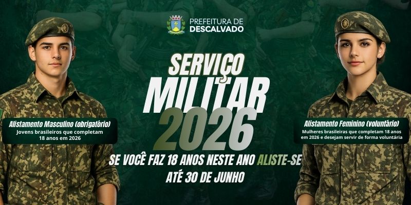 Foto: Se você completa 18 anos em 2026, o prazo para o Alistamento Militar já está aberto.