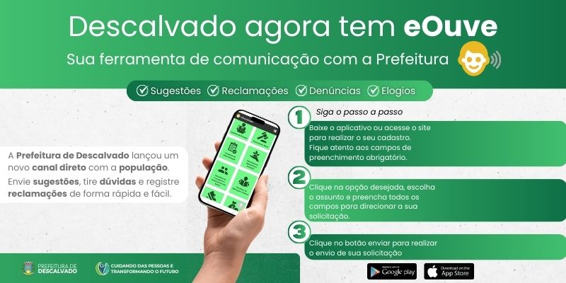 Foto: Agora a Prefeitura de Descalvado tem um canal online para você registrar a sua manifestação.
