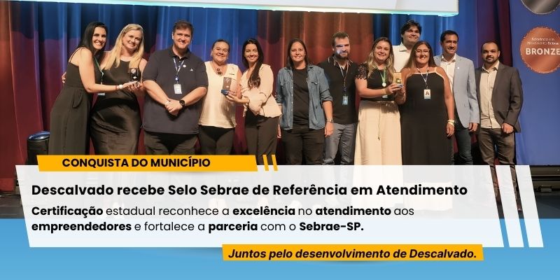 Foto: Sebrae Aqui de Descalvado conquista Selo Ouro de Referência em Atendimento