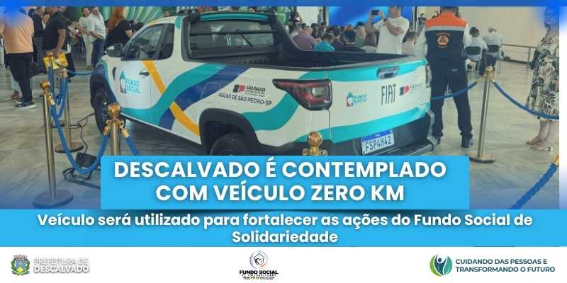 Foto: DESCALVADO É CONTEMPLADO COM VEÍCULO ZERO KM