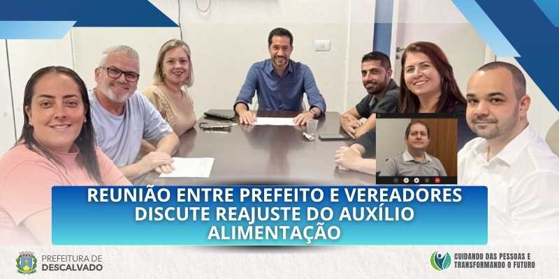 Foto: Reunião entre Prefeito e Vereadores discute reajuste do Auxílio Alimentação