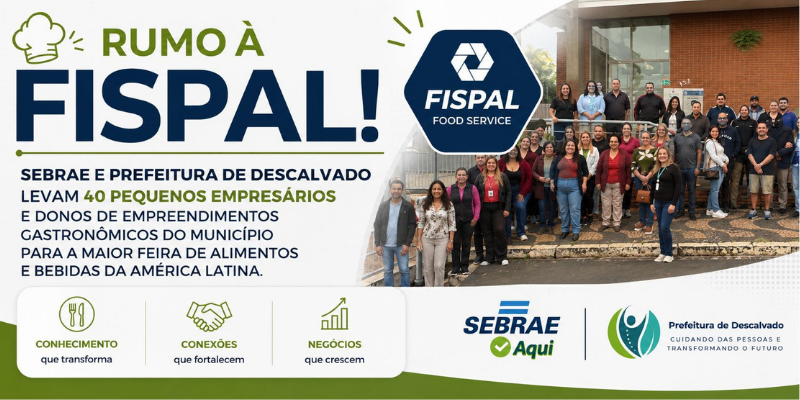 Foto: Empresários de Descalvado participam da maior feira de food service da América Latina