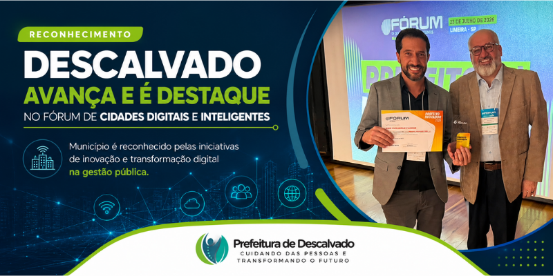 Foto: Descalvado é reconhecida por iniciativas de inovação durante Fórum de Cidades Digitais e Inteligentes