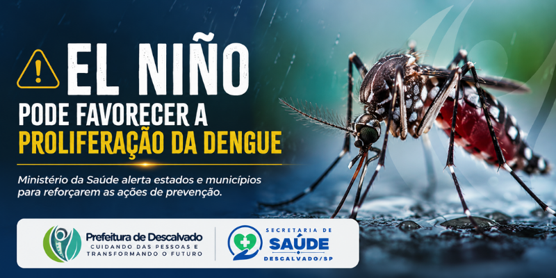 Foto: El Niño reforça alerta para prevenção da dengue; Descalvado intensifica ações de combate ao mosquito