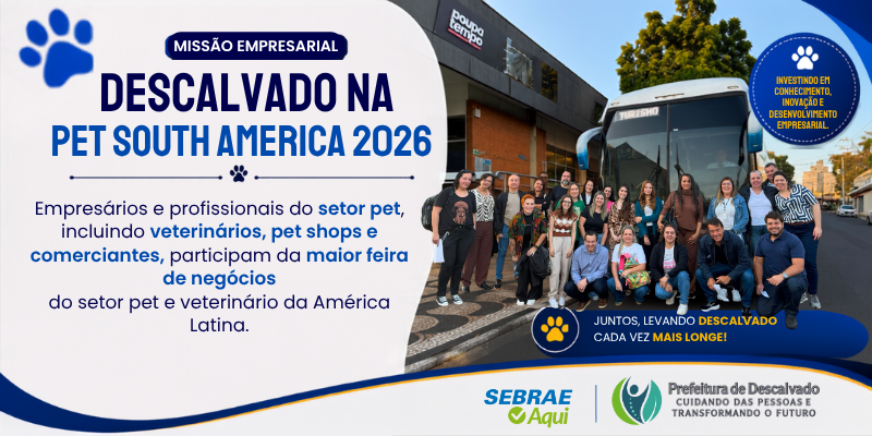 Foto: Descalvado participa da PET South America 2026 em missão empresarial